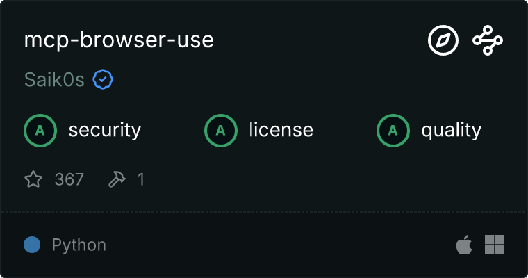 Browser-Use MCP server