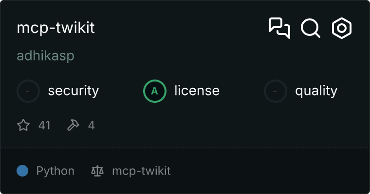 mcp-twikit MCP server