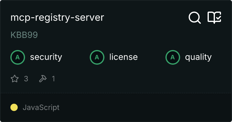 mcp-registry-server MCP server