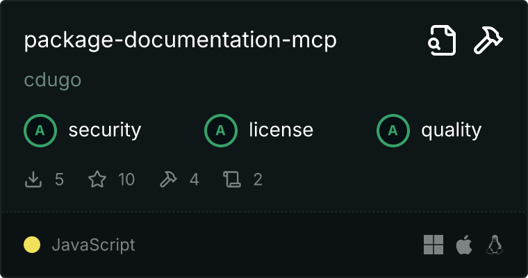 DocsFetcher Server MCP server