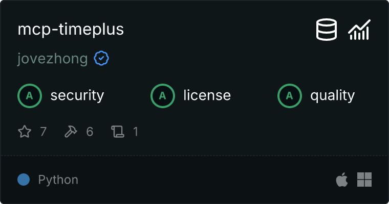 mcp-timeplus MCP server