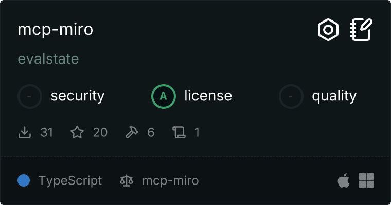 mcp-miro MCP server