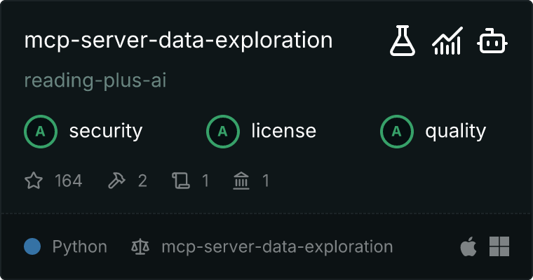 mcp-server-data-exploration MCP server