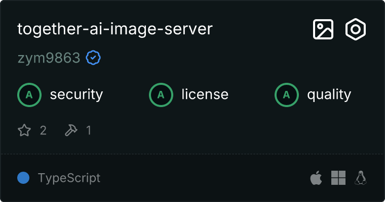 Together AI Image Server MCP server