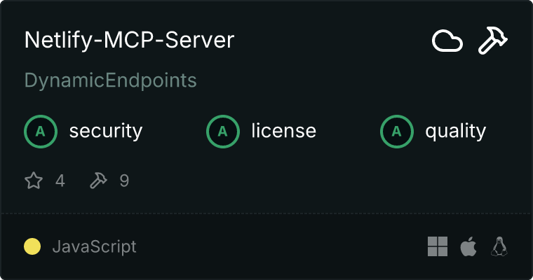 Netlify Server MCP server