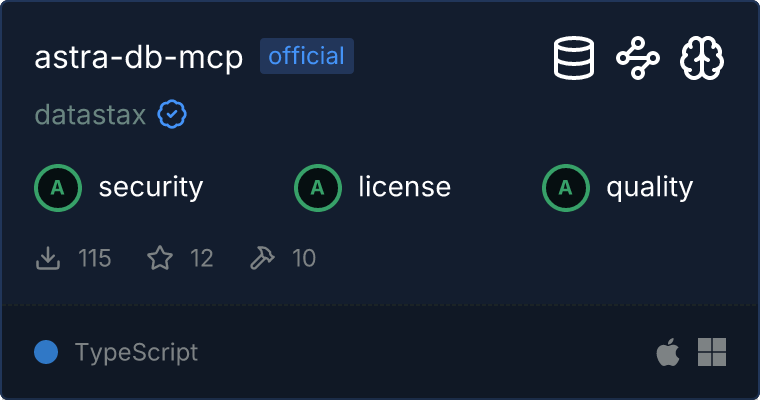 Astra DB Server MCP server