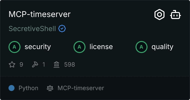 MCP-timeserver MCP server