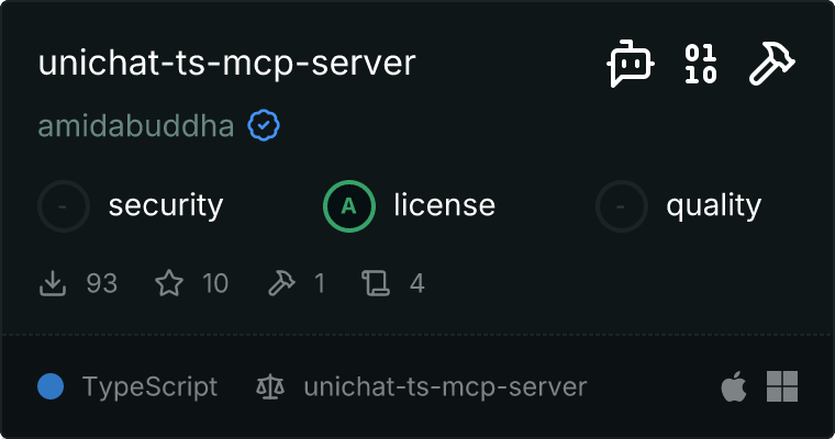unichat-ts-mcp-server MCP server