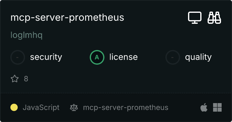 mcp-server-prometheus MCP server