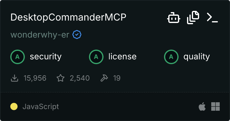 Desktop Commander MCP
